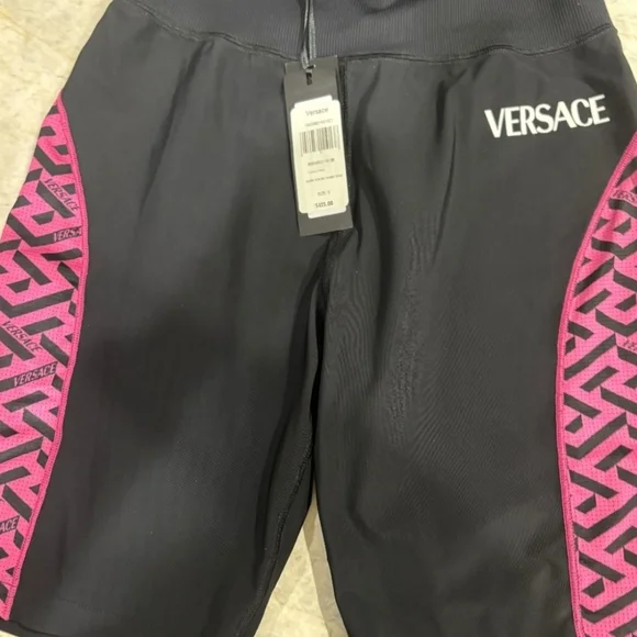 VERSACE Greca Signature Sports Bra & Versace Cycling Shorts SET (2 PIECES) NWT - Picture 11 of 15